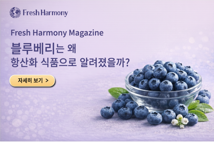  블루베리는 왜 항산화 식품으로 알려졌을까?